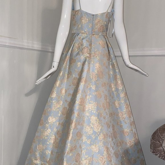 Morell Maxie Brocade Sweetheart A Line Dress - Picture 4 of 8